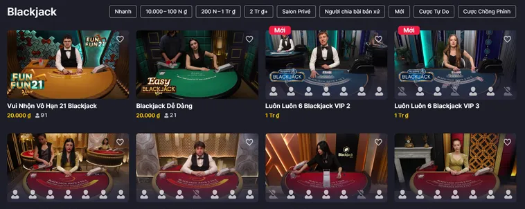 Khám Phá Trải Nghiệm Đỉnh Cao Blackjack Live Tại RikBet Với Tỷ Lệ Thắng Khủng
