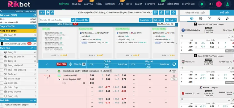Chinh Phục Đỉnh Cao Cá Cược Thể Thao IM Sports RikBet Uy Tín
