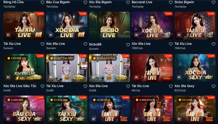 Đa Dạng Trò Chơi Tại Live Casino RikBet Sân Chơi Đẳng Cấp Với Hệ Thống Sòng Bài Trực Tuyến Hiện Đại