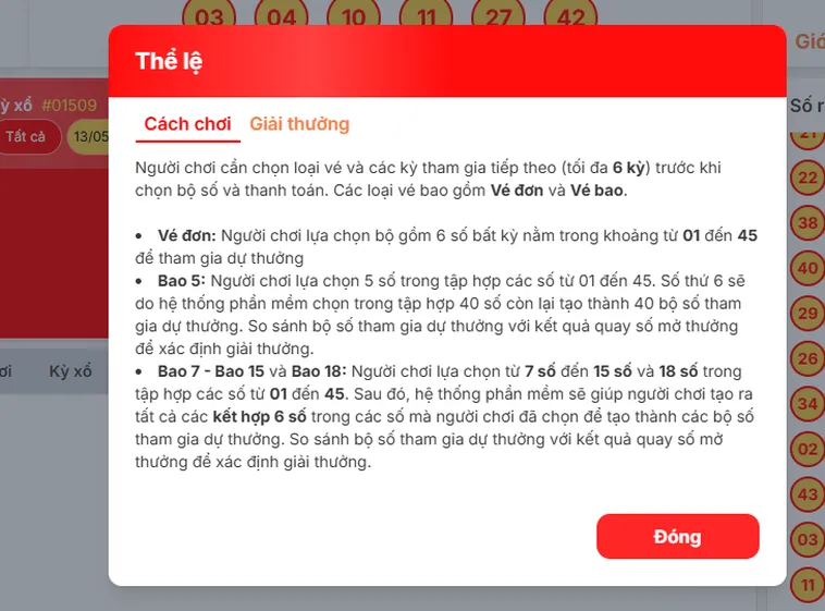 Mega 645 Tại RikBet Trò Chơi Dự Đoán Con Số Với Tỷ Lệ Thắng Lớn
