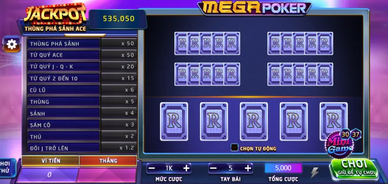 Khám Phá Sức Hấp Dẫn Của Mega Poker Tại RikBet Cho Mọi Game Thủ