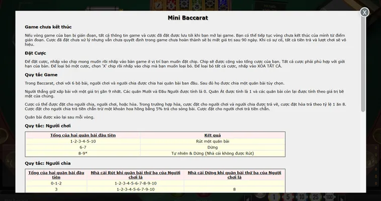 Chinh Phục Siêu Phẩm Quay Số Mini Baccarat Tại RikBet Đỉnh Cao Nhất Hiện Nay