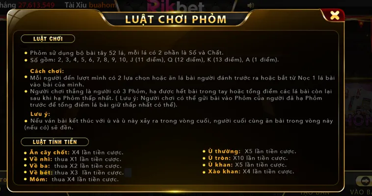 Chinh Phục Siêu Phẩm Phỏm Tại RikBet Đỉnh Cao Và Đổi Thưởng Giá Trị Mỗi Ngày
