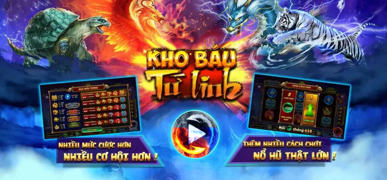 Khám Phá Thế Giới Săn Thưởng Đỉnh Cao Cùng Nổ Hũ Tứ Linh Tại RikBet